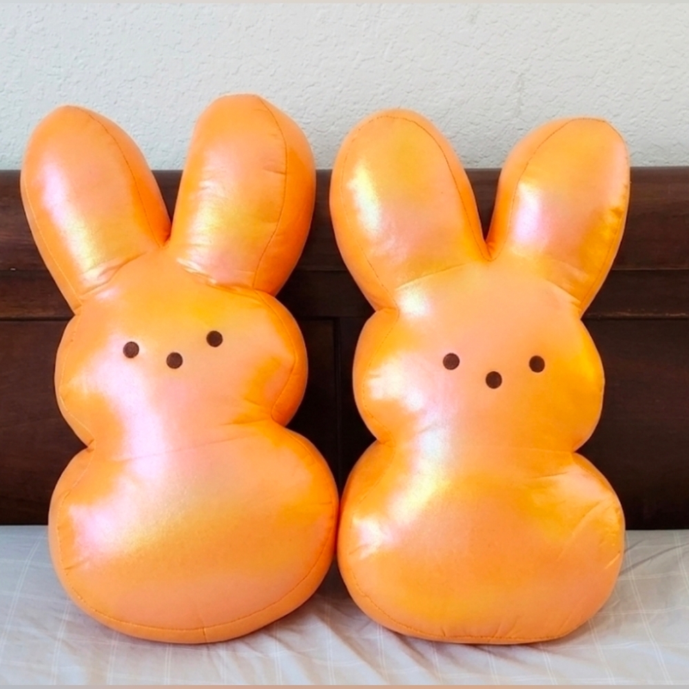 24" Jumbo Shimmering Orange Peep Squishmallows